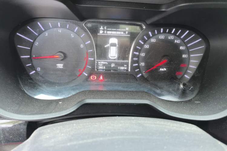 Used GAC Trumpchi GS4 2017 235T Automatic Two-Wheel Drive Elite Edition Odometer Close Up