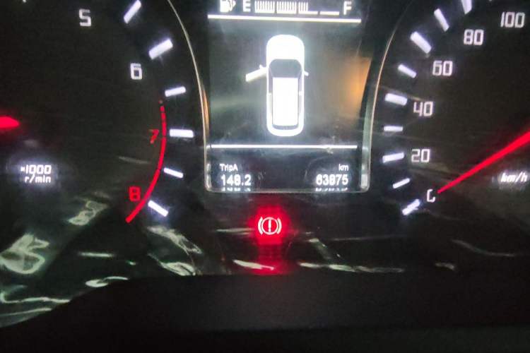 Used GAC Trumpchi GS4 2017 200T Manual Two-Wheel Drive Elite Edition Odometer Close Up