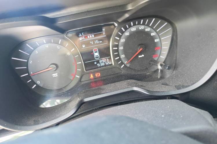 Used GAC Trumpchi GS4 2017 235T Manual Two-Wheel Drive Comfort Edition Odometer Close Up