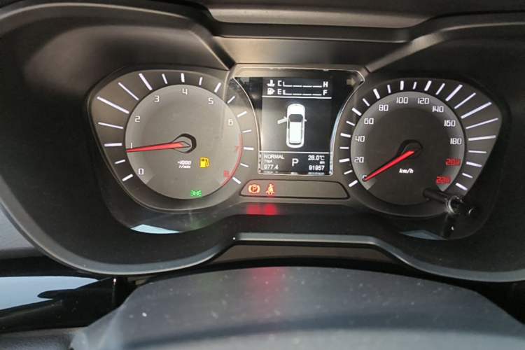 Used GAC Trumpchi GS4 2017 235T G-DCT Two-Wheel Drive Elite Edition Odometer Close Up