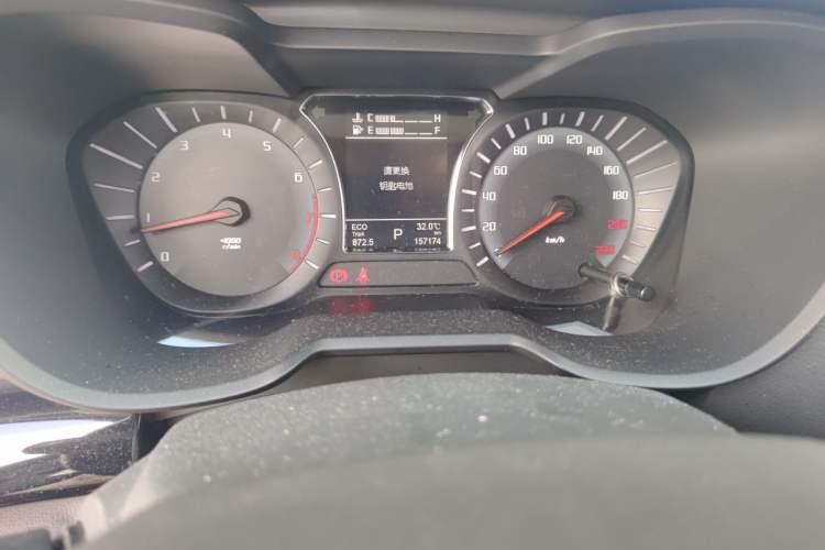 Used GAC Trumpchi GS4 2017 235T G-DCT Two-Wheel Drive Elite Edition Odometer Close Up