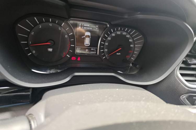 Used GAC Trumpchi GS4 2017 235T Automatic Two-Wheel Drive Luxury Smart Connectivity Version Odometer Close Up