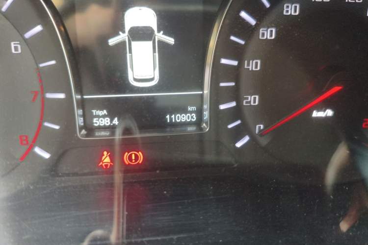 Used GAC Trumpchi GS4 2017 200T Manual Two-Wheel Drive Luxury Edition Odometer Close Up