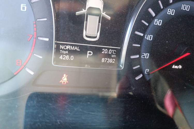 Used GAC Trumpchi GS4 2017 235T Automatic Two-Wheel Drive Luxury Smart Connectivity Version Odometer Close Up