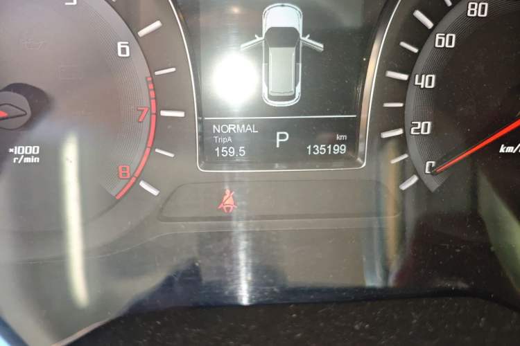 Used GAC Trumpchi GS4 2017 235T Automatic Two-Wheel Drive Elite Edition Odometer Close Up