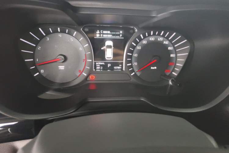 Used GAC Trumpchi GS4 2017 235T Automatic Two-Wheel Drive Elite Edition Odometer Close Up