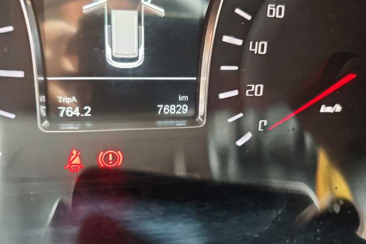 Used GAC Trumpchi GS4 2017 235T Manual Two-Wheel Drive Luxury Edition Odometer Close Up