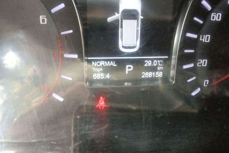 Used GAC Trumpchi GS4 2017 235T Automatic Two-Wheel Drive Luxury Smart Connectivity Version Odometer Close Up