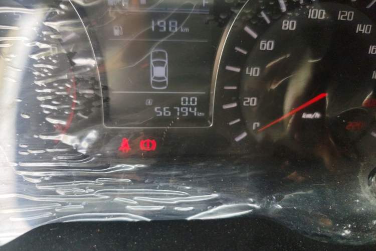 Used GAC Trumpchi GS4 2017 200T Manual Two-Wheel Drive Comfort Edition Odometer Close Up