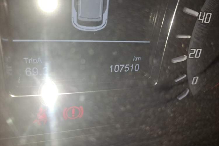 Used GAC Trumpchi GS4 2017 200T Manual Two-Wheel Drive Luxury Edition Odometer Close Up
