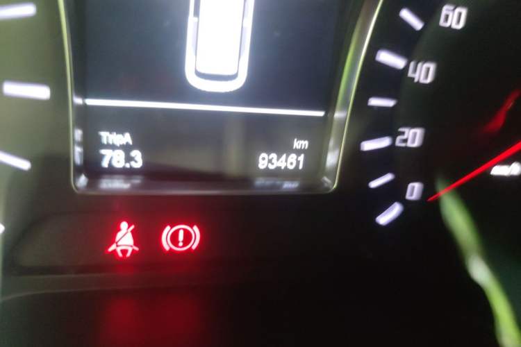 Used GAC Trumpchi GS4 2017 235T Manual Two-Wheel Drive Luxury Edition Odometer Close Up