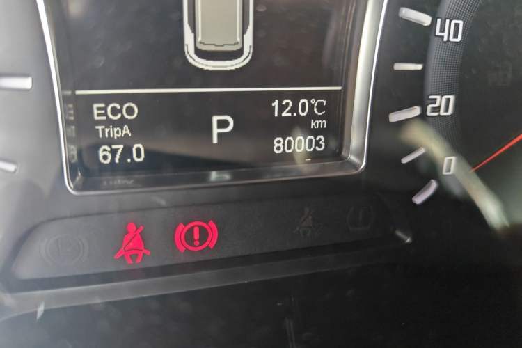 Used GAC Trumpchi GS4 2017 200T G-DCT Two-Wheel Drive Elite Edition Odometer Close Up