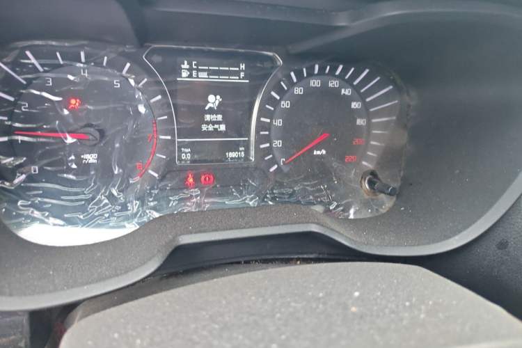 Used GAC Trumpchi GS4 2017 235T Manual Two-Wheel Drive Luxury Edition Odometer Close Up