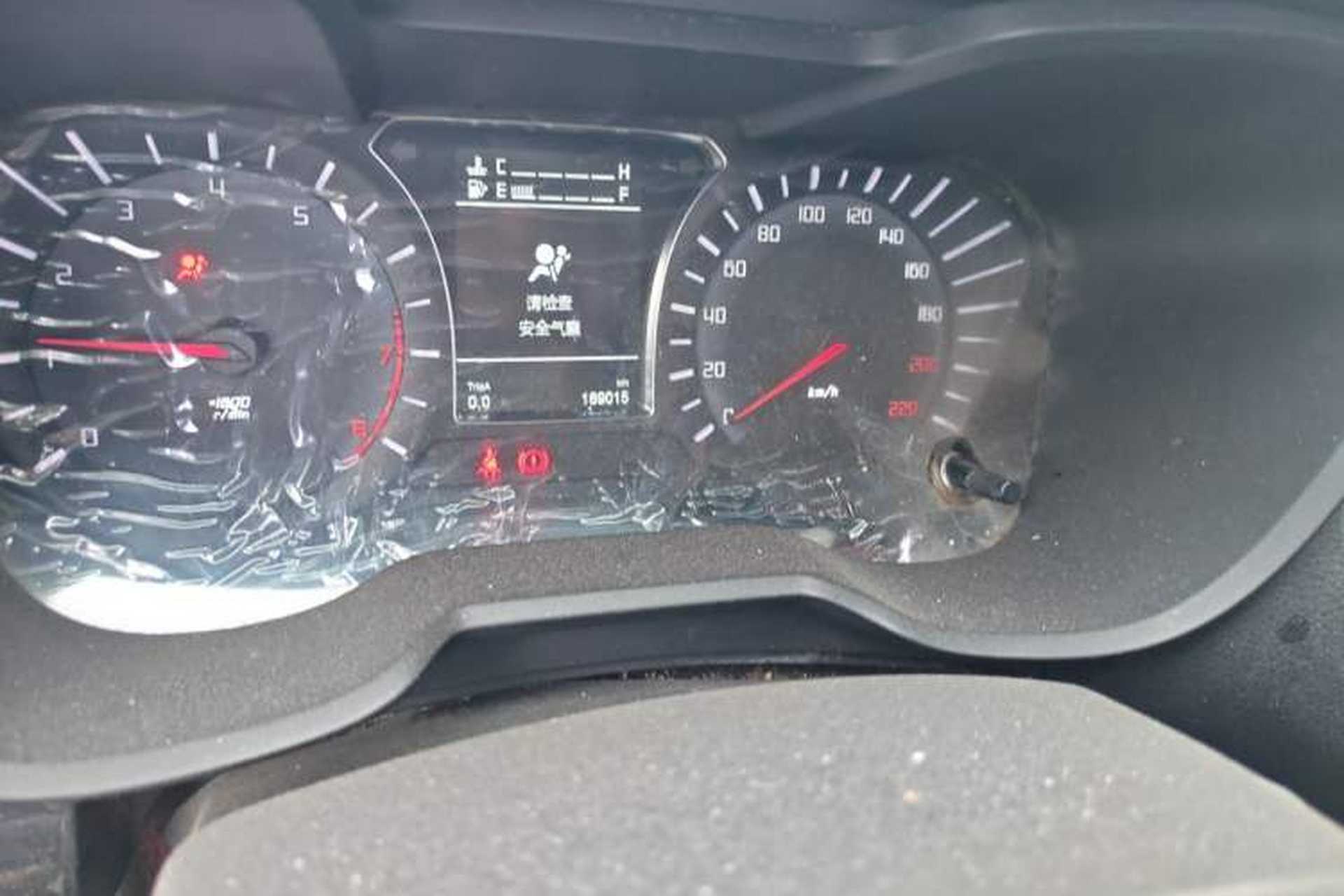 Used GAC Trumpchi GS4 2017 235T Manual Two-Wheel Drive Luxury Edition Odometer Close Up