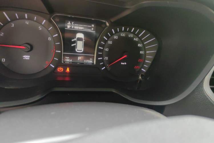 Used GAC Trumpchi GS4 2017 235T Automatic Two-Wheel Drive Elite Edition Odometer Close Up