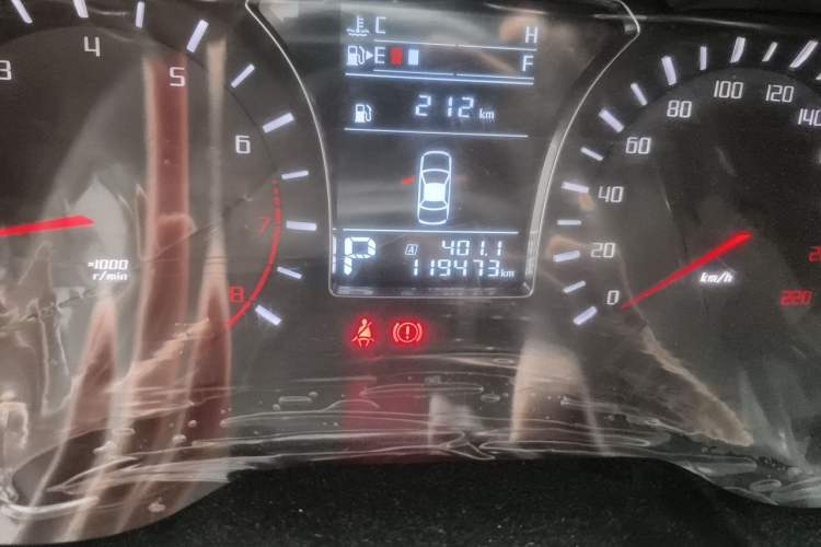 Used GAC Trumpchi GS4 2017 200T G-DCT Two-Wheel Drive Comfort Edition Odometer Close Up