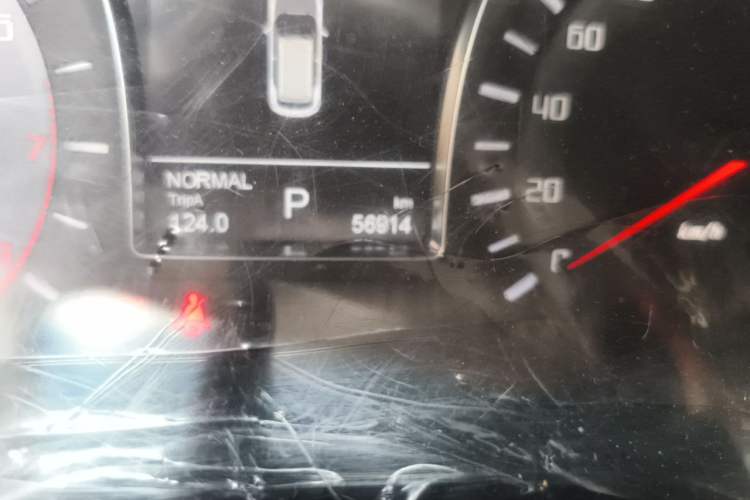 Used GAC Trumpchi GS4 2017 235T Automatic Two-Wheel Drive Elite Edition Odometer Close Up