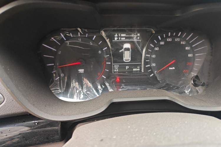 Used GAC Trumpchi GS4 2017 235T Automatic Two-Wheel Drive Elite Edition Odometer Close Up