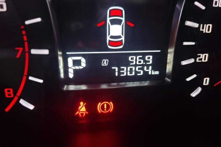 Used GAC Trumpchi GS4 2017 200T G-DCT Two-Wheel Drive Comfort Edition Odometer Close Up