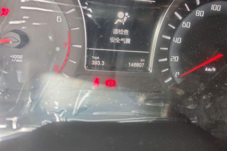 Used GAC Trumpchi GS4 2017 235T Manual Two-Wheel Drive Luxury Edition Odometer Close Up