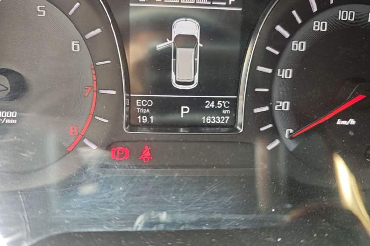 Used GAC Trumpchi GS4 2017 235T G-DCT Two-Wheel Drive Elite Edition Odometer Close Up