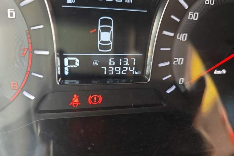 Used GAC Trumpchi GS4 2017 200T G-DCT Two-Wheel Drive Comfort Edition Odometer Close Up