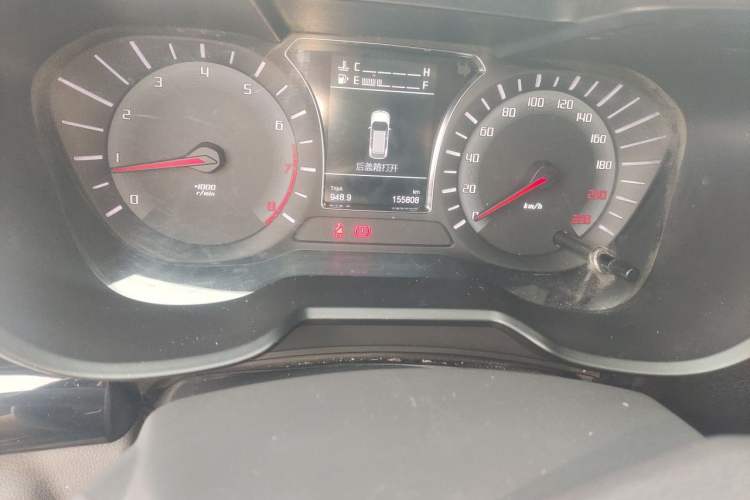 Used GAC Trumpchi GS4 2017 200T Manual Two-Wheel Drive Elite Edition Odometer Close Up