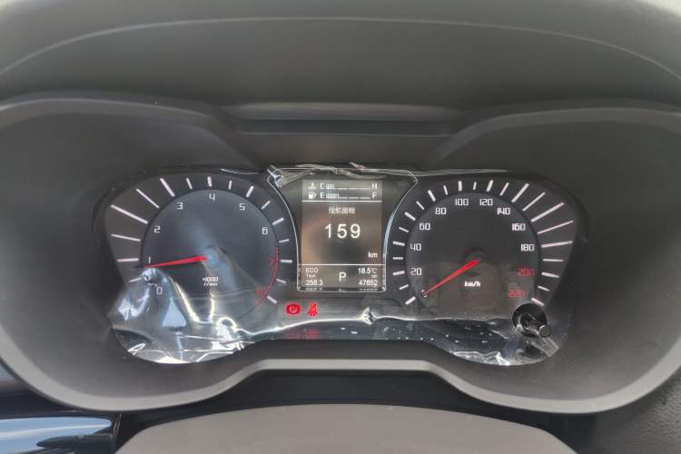 Used GAC Trumpchi GS4 2017 235T Automatic Two-Wheel Drive Luxury Smart Connectivity Version Odometer Close Up