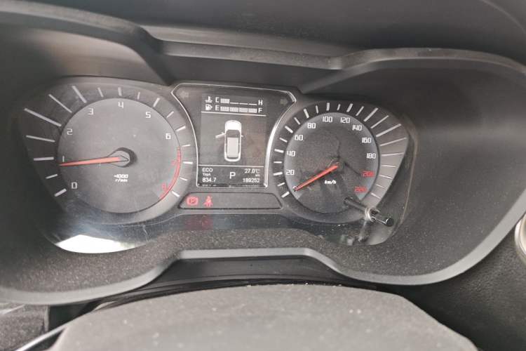 Used GAC Trumpchi GS4 2017 235T Automatic Two-Wheel Drive Luxury Smart Connectivity Version Odometer Close Up