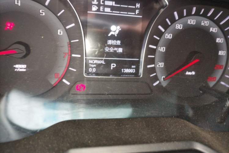 Used GAC Trumpchi GS4 2017 235T Automatic Two-Wheel Drive Elite Edition Odometer Close Up