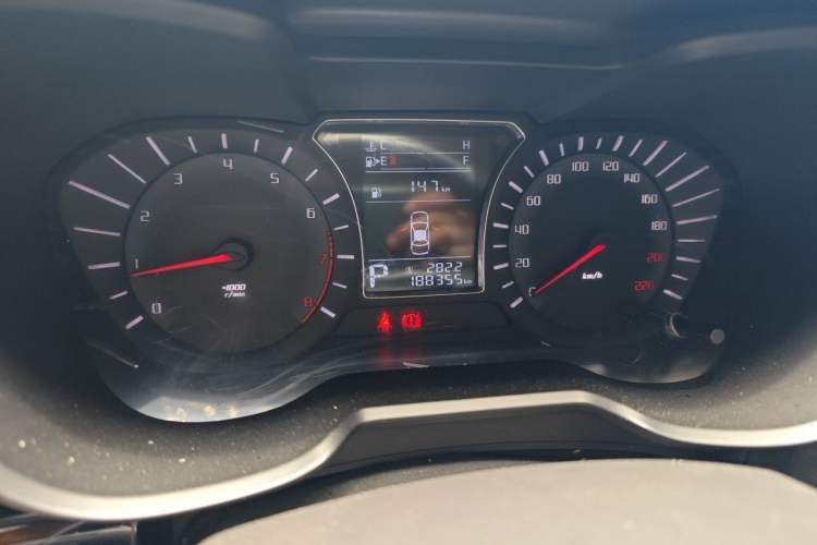 Used GAC Trumpchi GS4 2017 200T G-DCT Two-Wheel Drive Comfort Edition Odometer Close Up