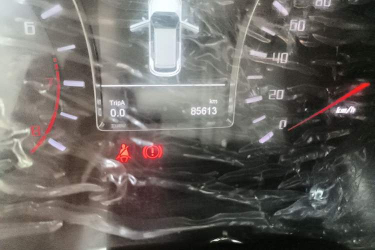 Used GAC Trumpchi GS4 2017 200T Manual Two-Wheel Drive Elite Edition Odometer Close Up
