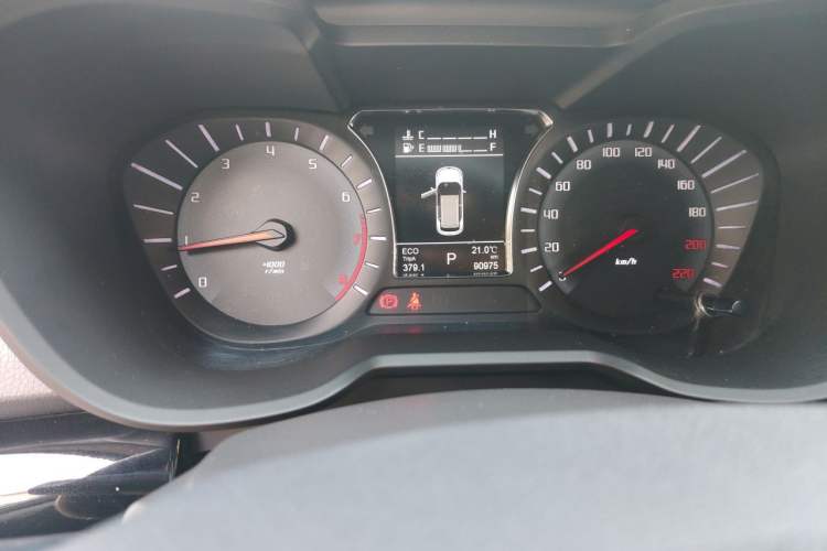 Used GAC Trumpchi GS4 2017 235T Automatic Two-Wheel Drive Luxury Smart Connectivity Version Odometer Close Up