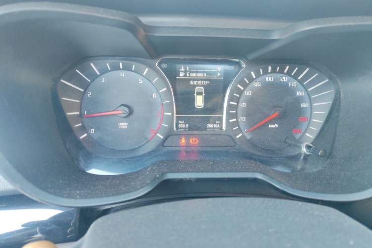 Used GAC Trumpchi GS4 2017 200T Manual Two-Wheel Drive Elite Edition Odometer Close Up