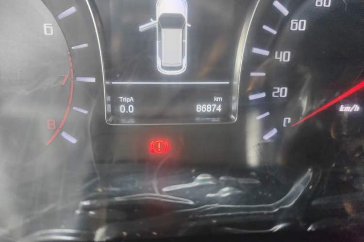 Used GAC Trumpchi GS4 2017 235T Manual Two-Wheel Drive Luxury Edition Odometer Close Up