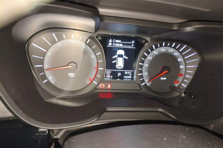 Used GAC Trumpchi GS4 2017 235T G-DCT Two-Wheel Drive Luxury Edition Odometer Close Up