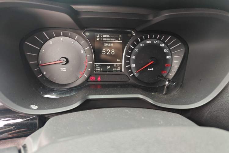 Used GAC Trumpchi GS4 2017 235T Automatic Two-Wheel Drive Luxury Smart Connectivity Version Odometer Close Up
