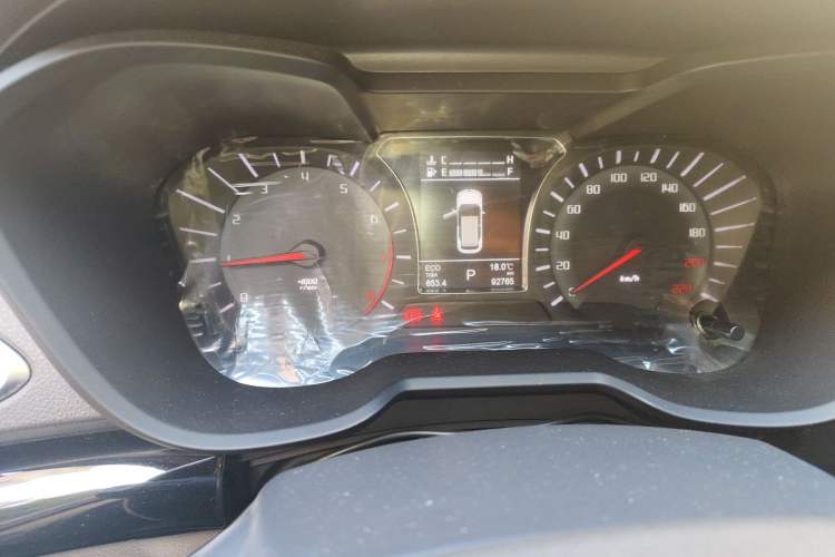 Used GAC Trumpchi GS4 2017 235T Automatic Two-Wheel Drive Luxury Smart Connectivity Version Odometer Close Up