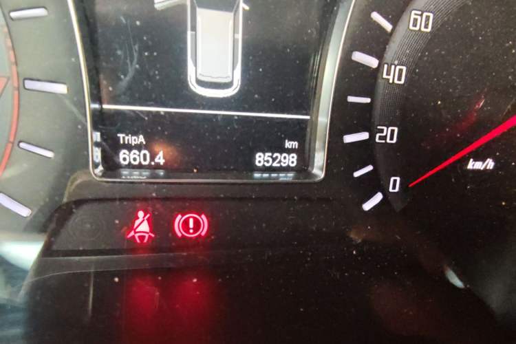 Used GAC Trumpchi GS4 2017 200T Manual Two-Wheel Drive Elite Edition Odometer Close Up