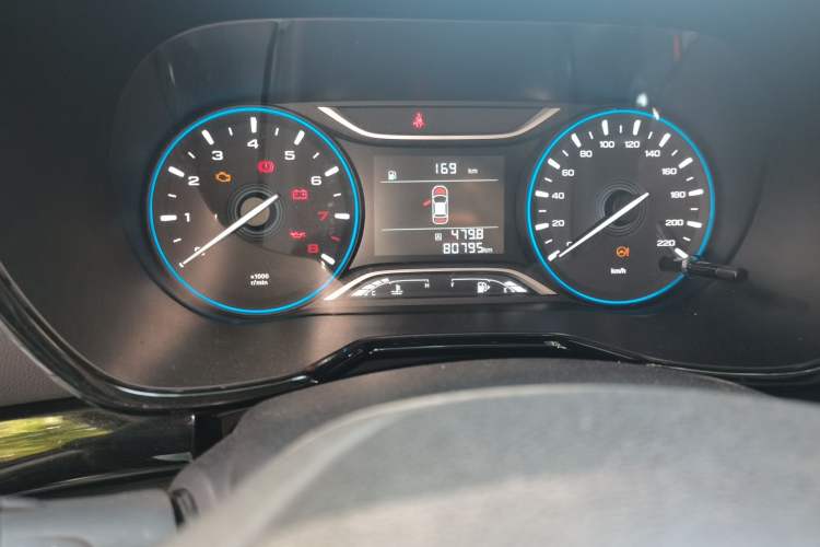 Used GAC Trumpchi GS4 2018 200T Manual Two-Wheel Drive Comfort Edition Odometer Close Up