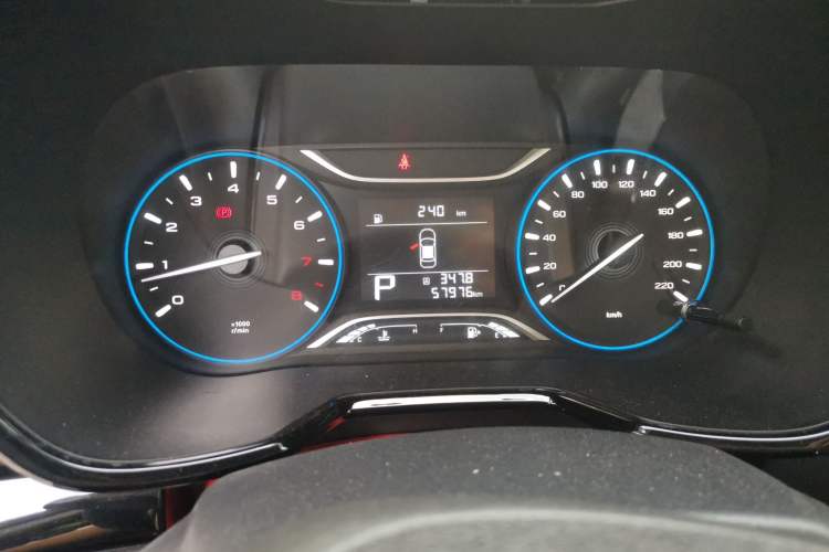 Used GAC Trumpchi GS4 2018 235T Automatic Two-Wheel Drive Elite Edition Odometer Close Up