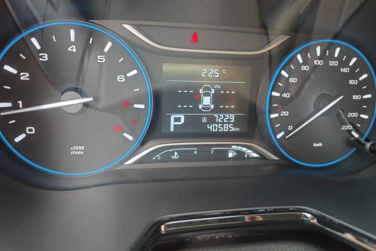 Used GAC Trumpchi GS4 2018 235T Automatic Two-Wheel Drive Luxury Smart Connectivity Millionth Anniversary Edition Odometer Close Up