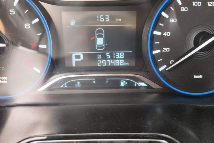 Used GAC Trumpchi GS4 2018 235T Automatic Two-Wheel Drive Elite Millionth Anniversary Edition Odometer Close Up