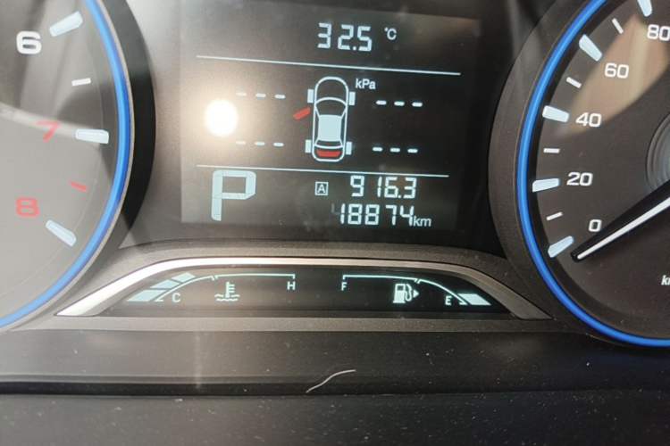 Used GAC Trumpchi GS4 2018 235T DCT Two-Wheel Drive Luxury Smart Connectivity Millionth Anniversary Edition Odometer Close Up