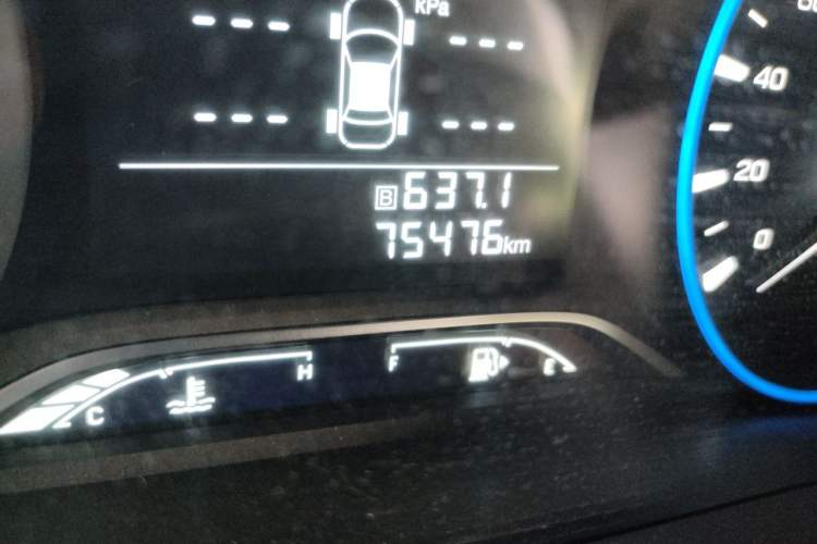 Used GAC Trumpchi GS4 2018 235T Manual Two-Wheel Drive Luxury Edition Odometer Close Up