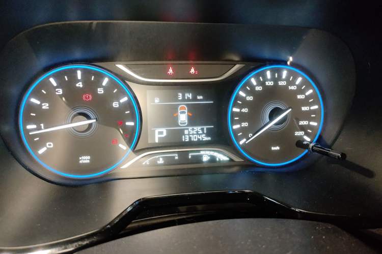 Used GAC Trumpchi GS4 2018 200T G-DCT Two-Wheel Drive Elite Edition Odometer Close Up