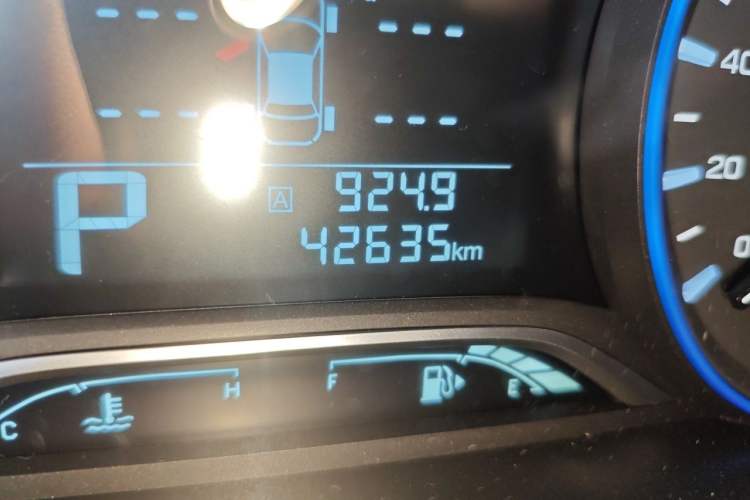Used GAC Trumpchi GS4 2018 235T Automatic Two-Wheel Drive Luxury Smart Connectivity Version Odometer Close Up