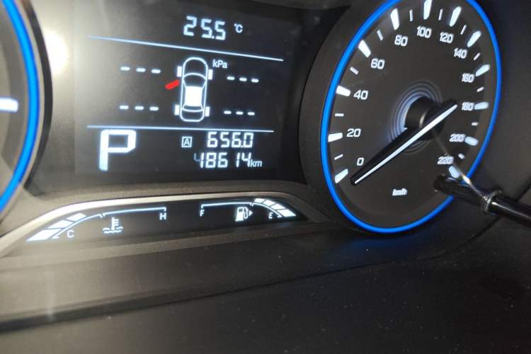 Used GAC Trumpchi GS4 2018 235T Automatic Two-Wheel Drive Luxury Smart Connectivity Millionth Anniversary Edition Odometer Close Up