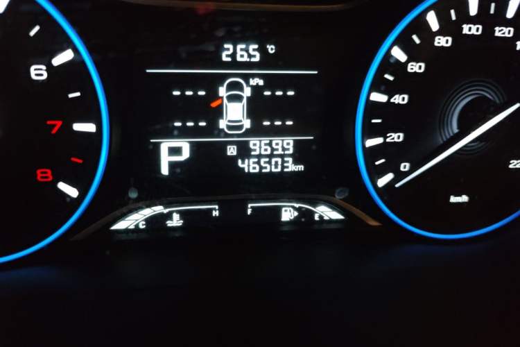 Used GAC Trumpchi GS4 2018 235T Automatic Two-Wheel-Drive Supreme Edition Odometer Close Up