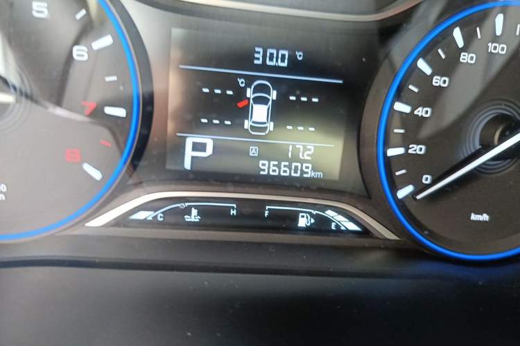 Used GAC Trumpchi GS4 2018 235T Automatic Two-Wheel Drive Luxury Smart Connectivity Millionth Anniversary Edition Odometer Close Up
